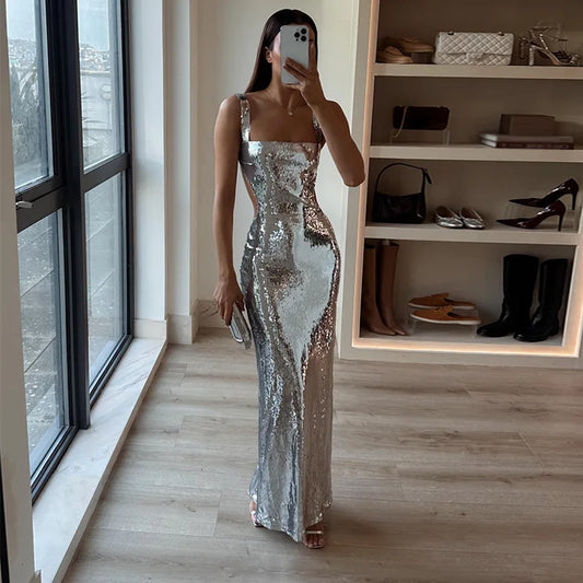 Vestido Aura de Plata